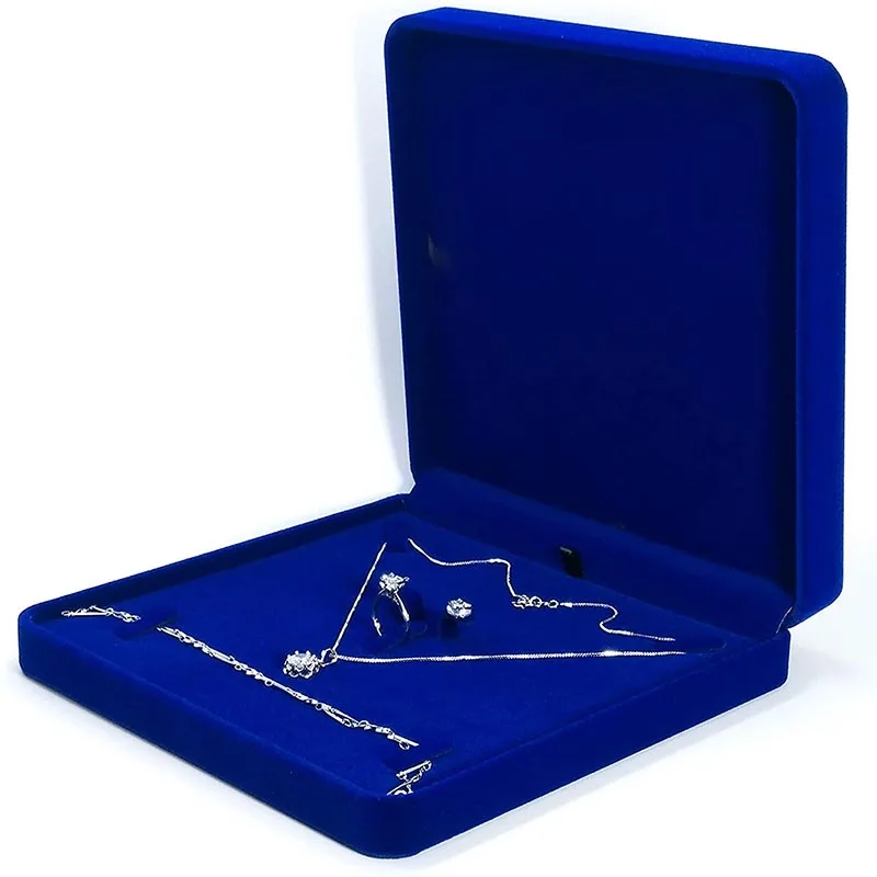 Wedding Ring Gift Organizer Jewelry Packaging Display Box Ring Square Box Earring Rings Packaging
