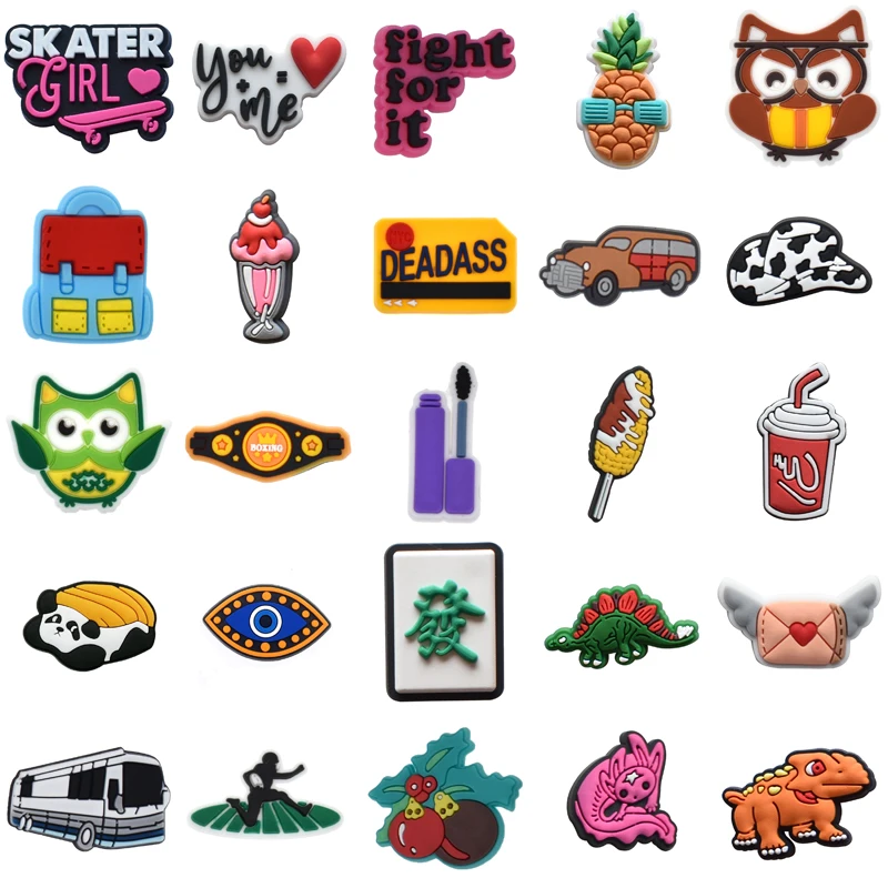 

Decorations for Crocs Girl Women Charm Packs Wholesale Bulk Set Jeans Para Pins Gifts Kids Shoes Accessories Boy Men Shoe Charms