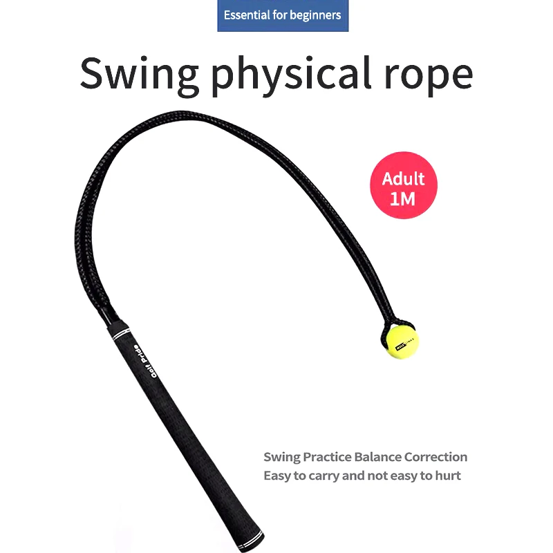 Golf Swing pratica corda accessori per l'allenamento per principianti riscaldamento assistenza per esercizi allenatore di altalene da Golf allenamento di Golf pratica del Golf