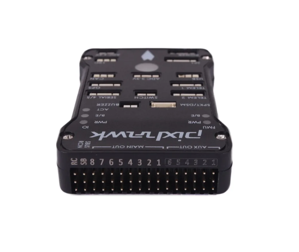 Полетный контроллер Pixhawk PX4 Autopilot PIX 2.4.8 32 бит ARM PX4FMU PX4IO Combo с кнопкой безопасности и сигнализатором для мультикоптеров.