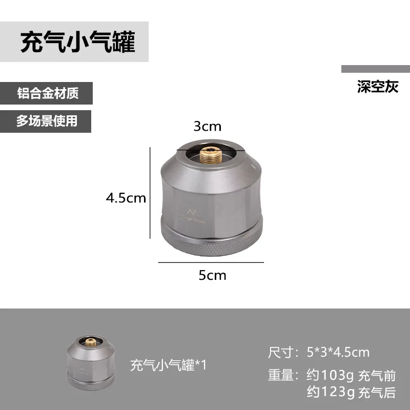 Пустой многоразовый бензобак для кемпинга мини-аксессуар газовой банки