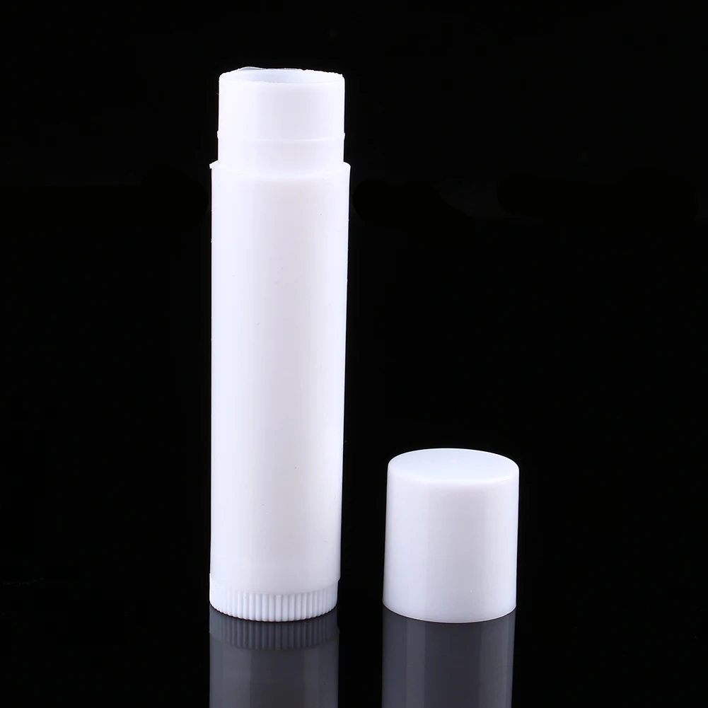 

Lot 100PCS 5ml Clear Black White Empty lipstick Lip Balm Container Tube