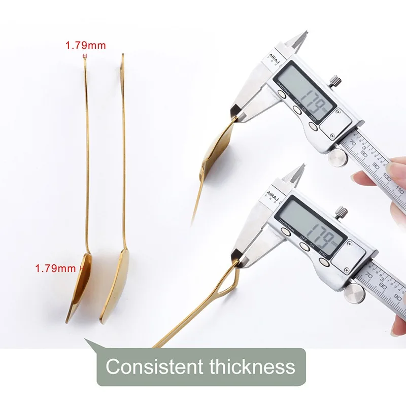 Набор столовых приборов из кофейной ложки в стиле ретро ложка лед нержавеющей
