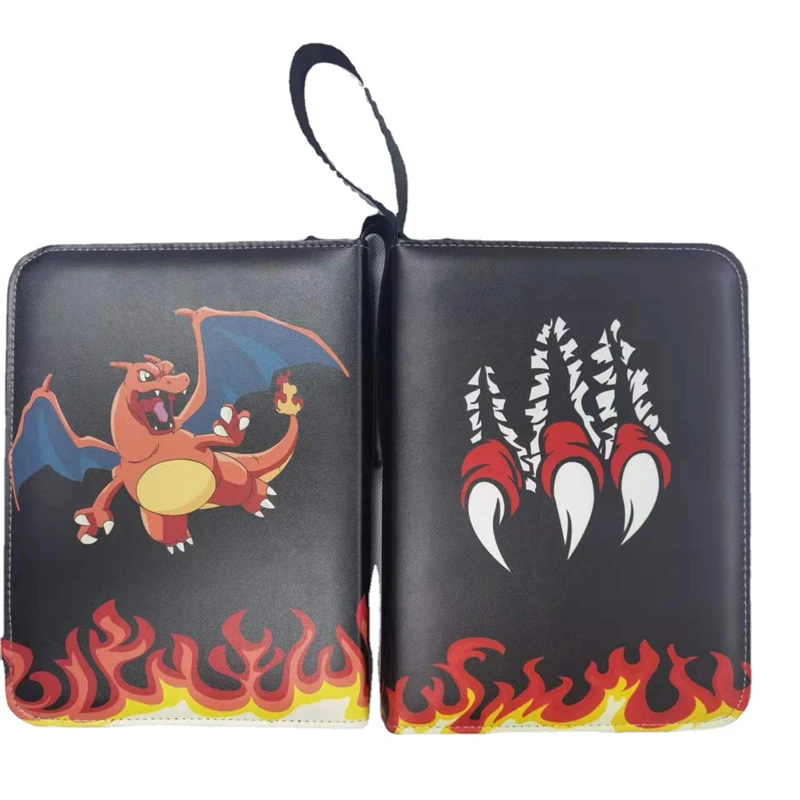 Двусторонняя карточка для покемонов 50 страниц может вместить 400 шт. карт игра