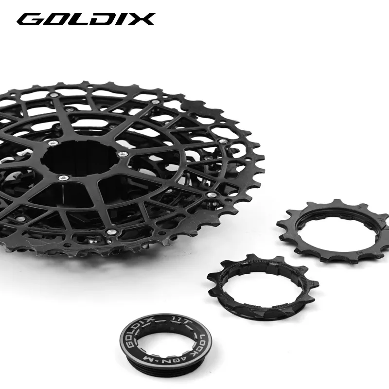 Фото GOLDIX 12-скоростная MTB кассета Сверхлегкая 12-скоростная кассета 11 52 50 48 46 44 40 HG Структурная звездочка для кассеты Shimano 12 В hg №4