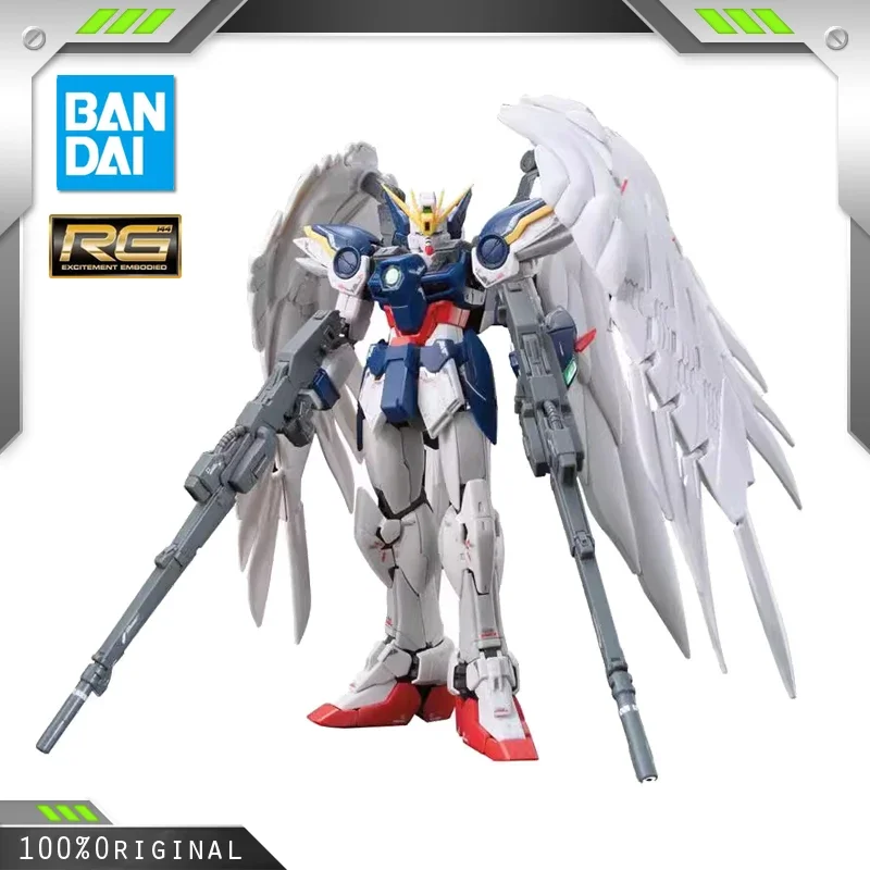 

BANDAI Аниме RG 1/144 XXXG-00W0 Wing Gundam Zero новый мобильный отчет сборка Gundam Wing пластиковая модель комплект экшн-фигурки