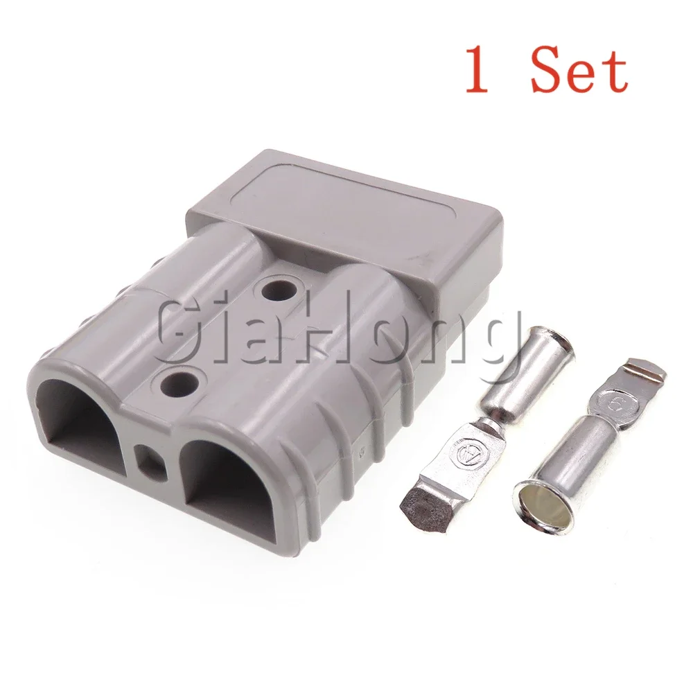 

Двухполюсный силовой разъем Anderson 50А 600В с медными контактами