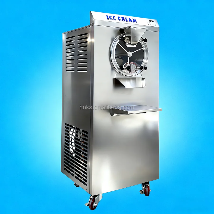 Фото Коммерческая автоматическая машина для мороженого Gelato/мягкой подачи с твердым замороженным йогуртом, 3 вкуса, предварительно крутая столешница с сенсорным экраном №4