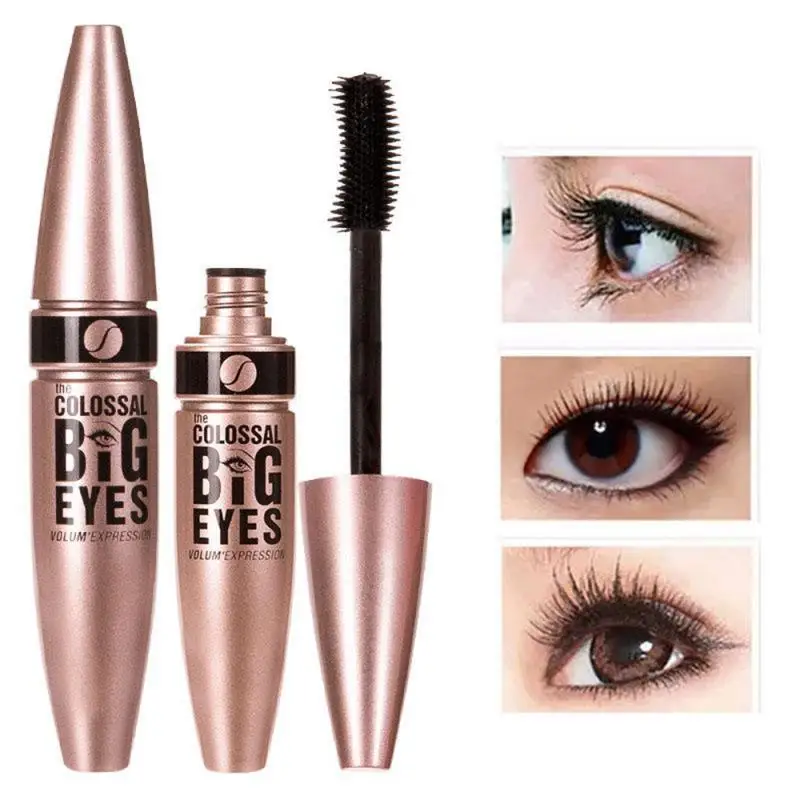 

8D Silk Fiber Lash Mascara Waterproof Mascara For Eyelash Extension Black Thick Eye Lashes Curler Mascara Cosmetics Maquillaje