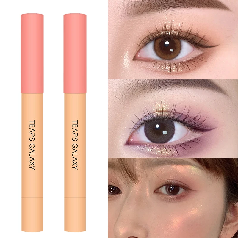 

Highlighter Eyeshadow Pen Eyeliner Lying Silkworm Sticks Champagne Gold Glitter Pearlescent Brighten Pencil Eye Makeup Cosmetics