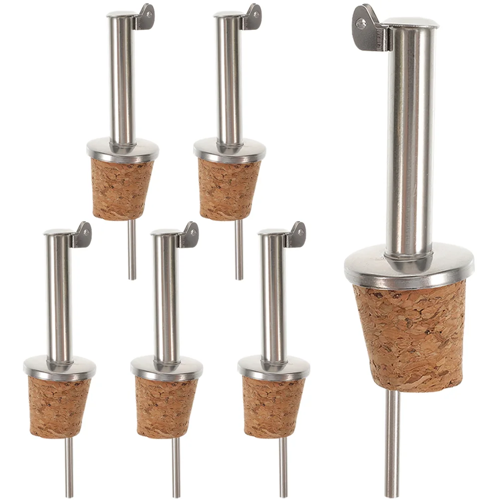 

Bottlepourer Oil Pourers Spoutsspout Corks Drinking Stopperstoppers Vinegar Olive Cruet Cork Aerator Decanter Leakproof Nozzle