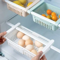 1pc kitchen organizer fridge storage drawer box extendable refrigerator chest shelf home storage case plastic cabinet shelves