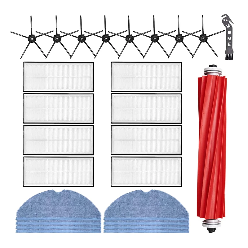 

Сменные детали для пылесоса Xiaomi Roborock S7 / T7S Plus, фильтр НЕРА, боковая круглая щетка, запчасти