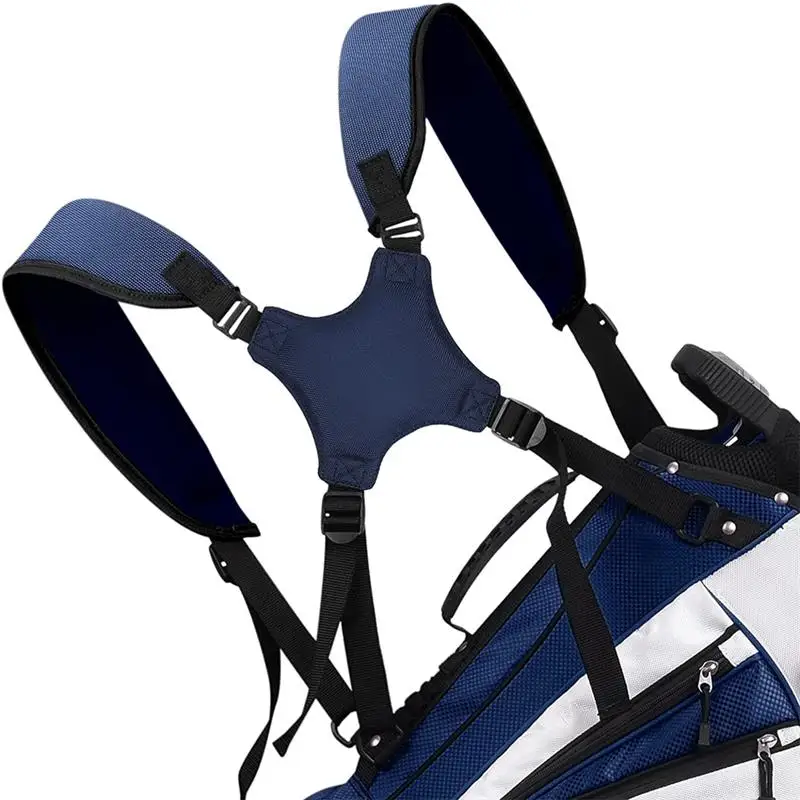 

Golf Double Shoulder Strap Golf Bag Strap Replacement Comfort Shoulder Adjustable Strap Golf Bag Accessories Sports