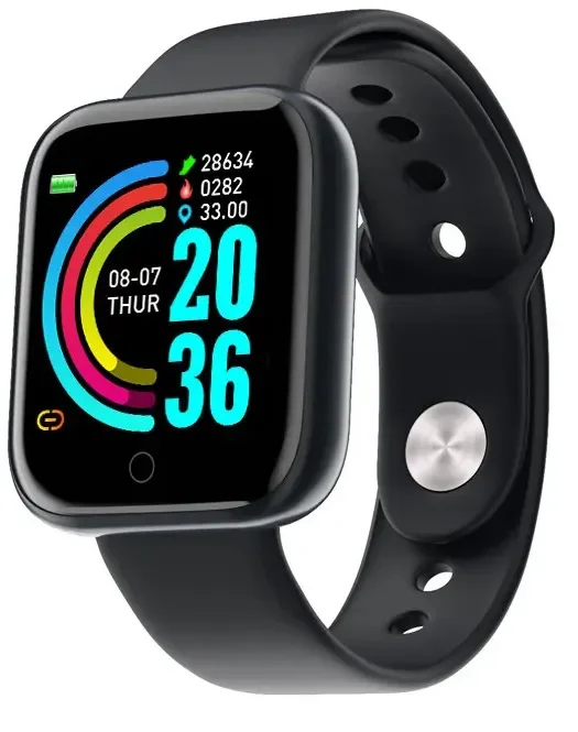 

Новинка Умные часы D20, 42mm, черные