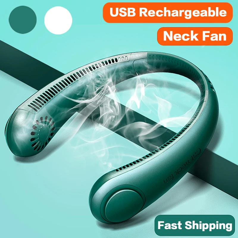 

Youpin Mini Bladeless Fan Hanging Neck Leafless Fan Rechargeable Fan Mute Sports Fans for Home Outdoor Portable Fans 5