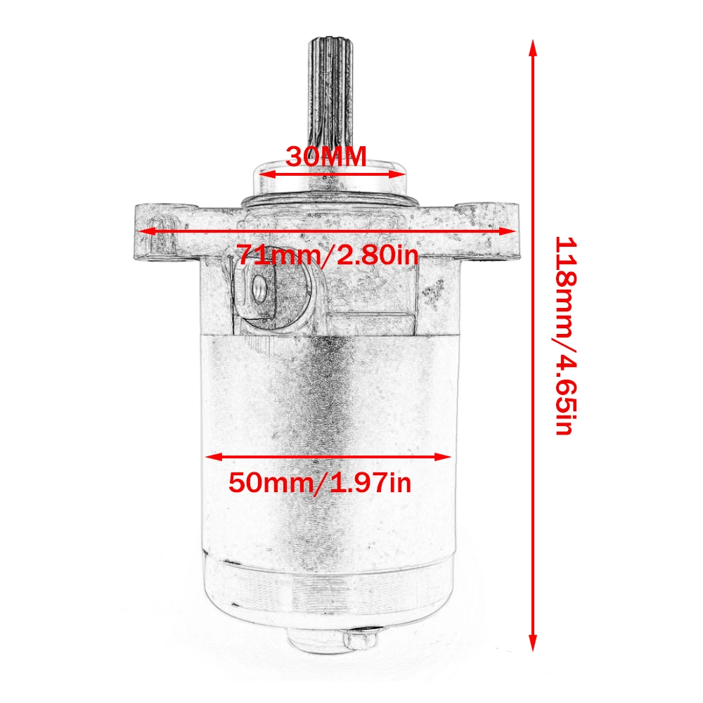 Стартовый двигатель для мотоцикла Yamaha скутера 125cc GPD125 NMAX 150 TRICITY 125 155 YS125 номер OEM