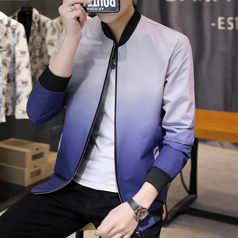 

Jacket Slim Spring and Autumn Fashion Ultra-thin Sports Jacket Zipper