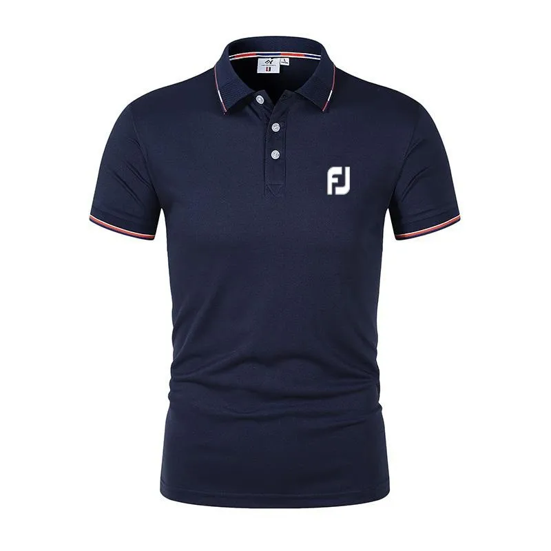 

Летняя мода 2022, новая мужская одежда для гольфа с коротким рукавом, мужская рубашка-поло, топ, уличная спортивная повседневная футболка