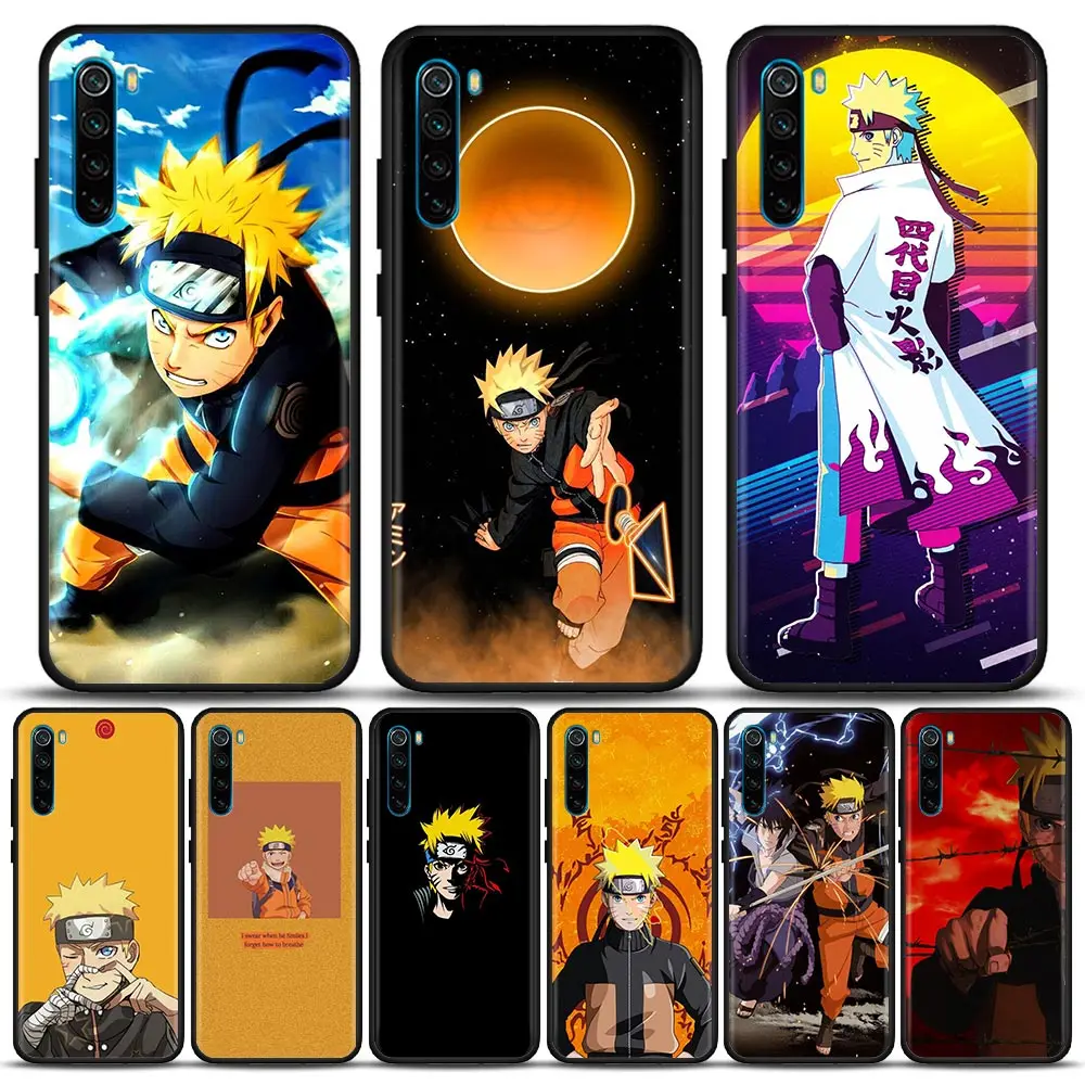 

Anime Naruto Uzumaki Phone Case for Redmi Note 7 8 8T 9 9S 9T 10 11 11S 11E Pro Plus 4G 5G Silicone Case BANDAI