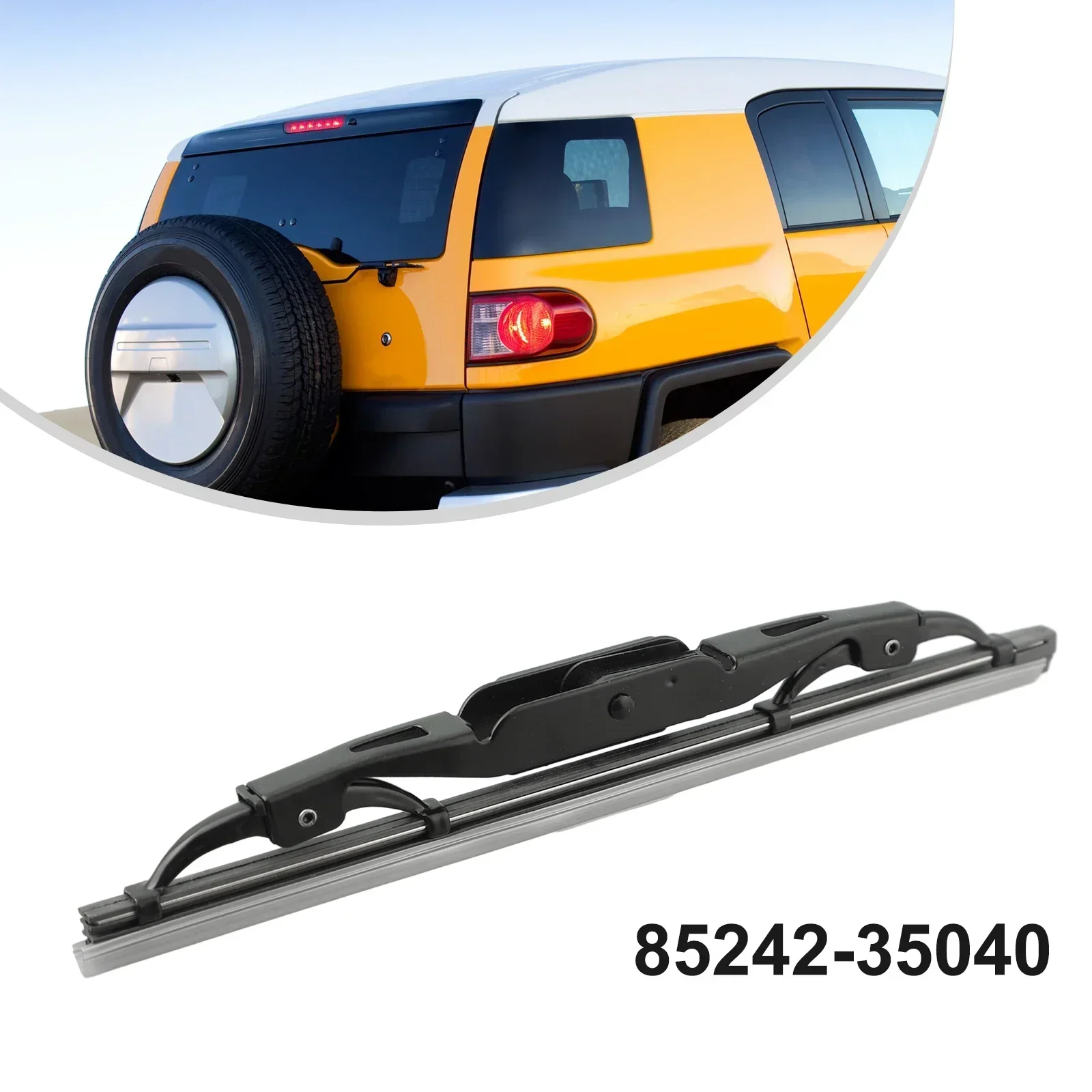 

Щетка заднего стеклоочистителя автомобиля 85242-35040 для Toyota FJ Cruiser 4.0L V6 2007-2014, щетка стеклоочистителя автомобиля, восстановитель