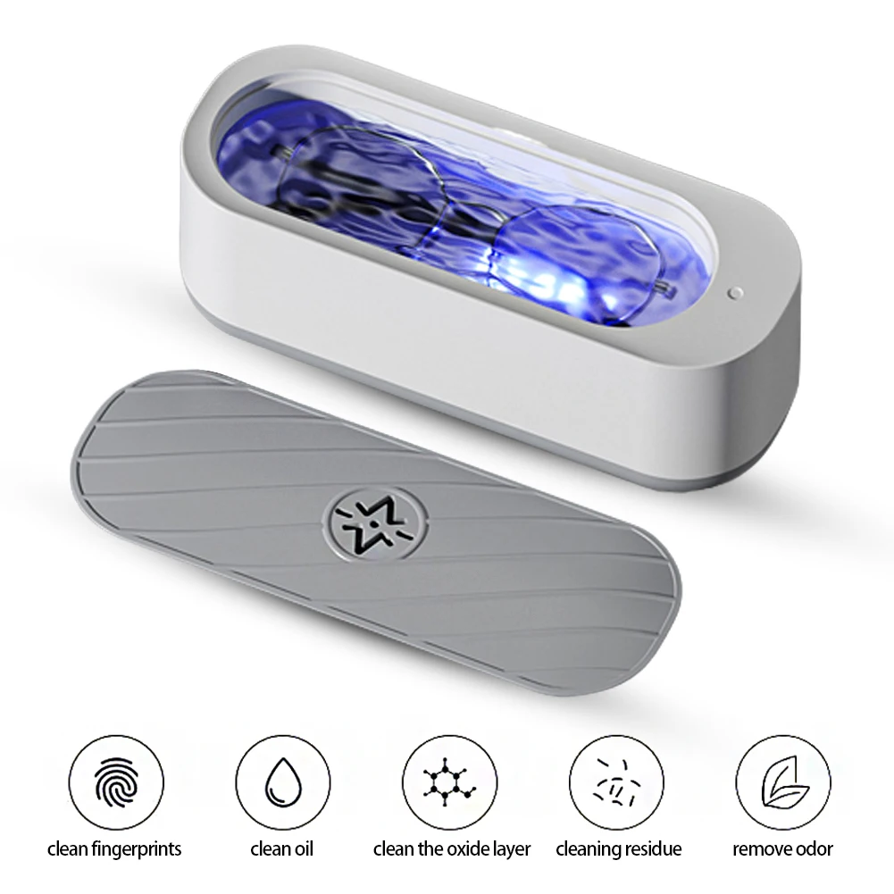 

Ultrasonic Cleaning Machine 45000Hz High Frequency Vibration Wash Cleaner Washing Jewelry Glasses Watch Ring Dentures Cleaner