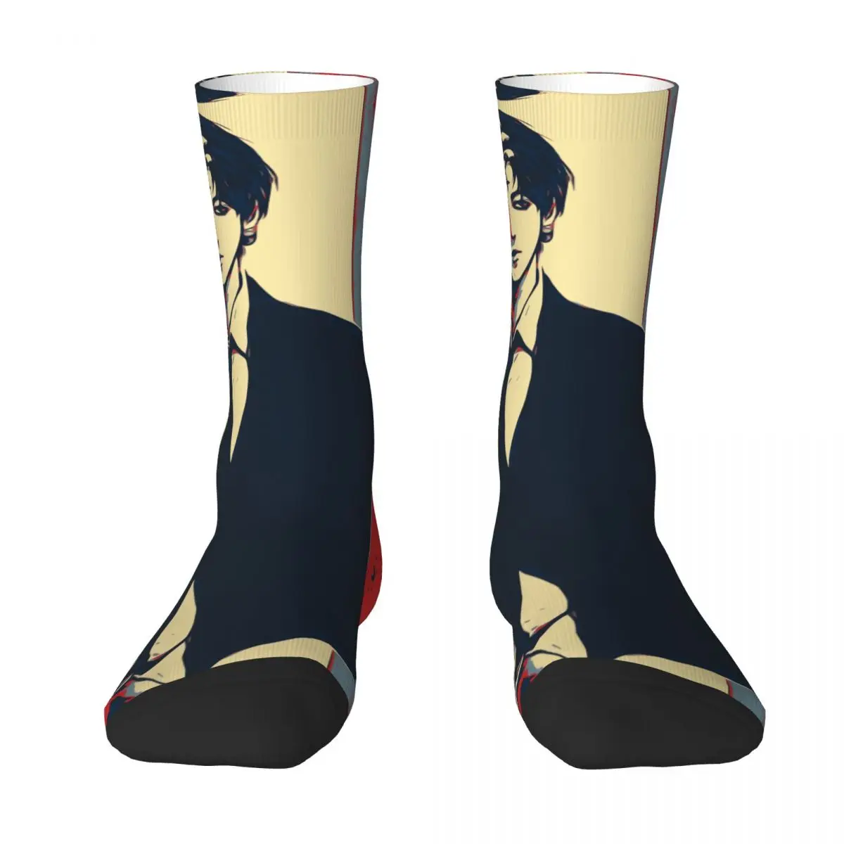 

Chrollo Lucilfer Chrollo Lucilf Hunter X Hunter Stocking Graphic Color contrast Blanket roll Humor Graphic Elastic Socks