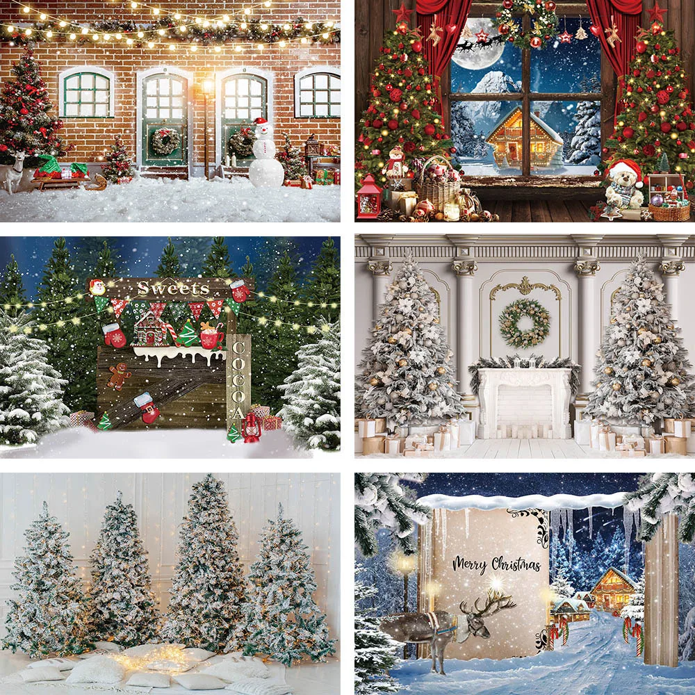 

Рождественская фотография Фон окно игрушка сосна дерево снежинка деревянная доска семейный портрет Декор Фон фото реквизит