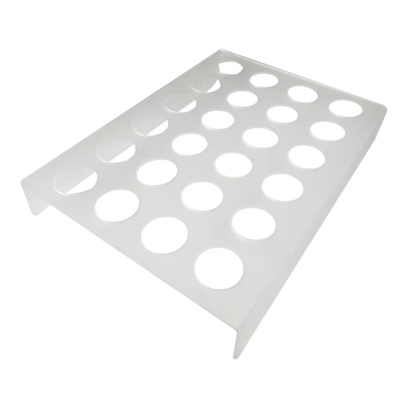 

1 Piece Coffee Capsule Display Rack Transparent Acrylic U-Shape 24 Holes Coffee Bean Display Rack
