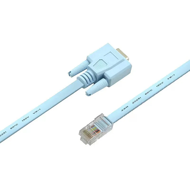 Switch Router Line USB for Cisco Control Configuration Applies Rj45 Cat5 Debug Line Ethernet to Rs232 DB9 COM WS-C3750X ISR4221