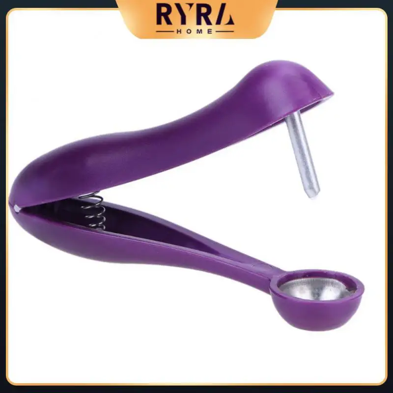 

5PCS Easy Cherry Pitter Fruit Core Seed Remover Handheld Plastic Fruits Core RemoverTool Enucleate Keep Complete Cherry Gadgets