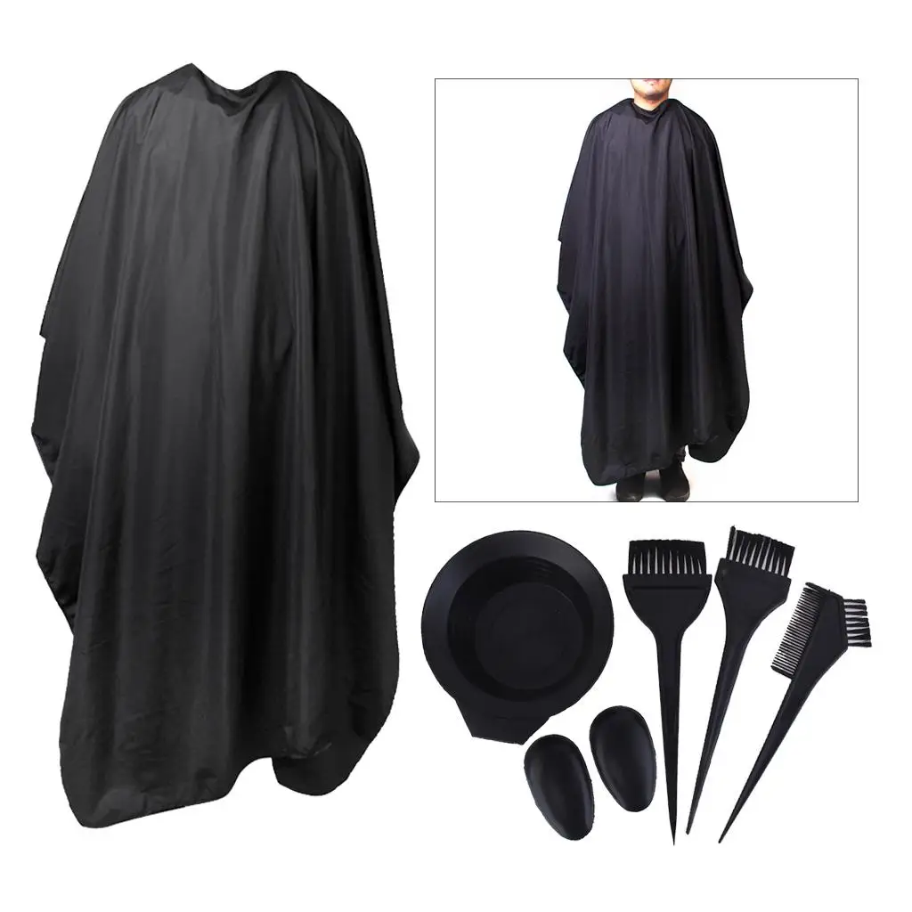 

7pcs Hair Brush Dye Comb Bowl Cape Beauty Mixing Colouring Tool Set