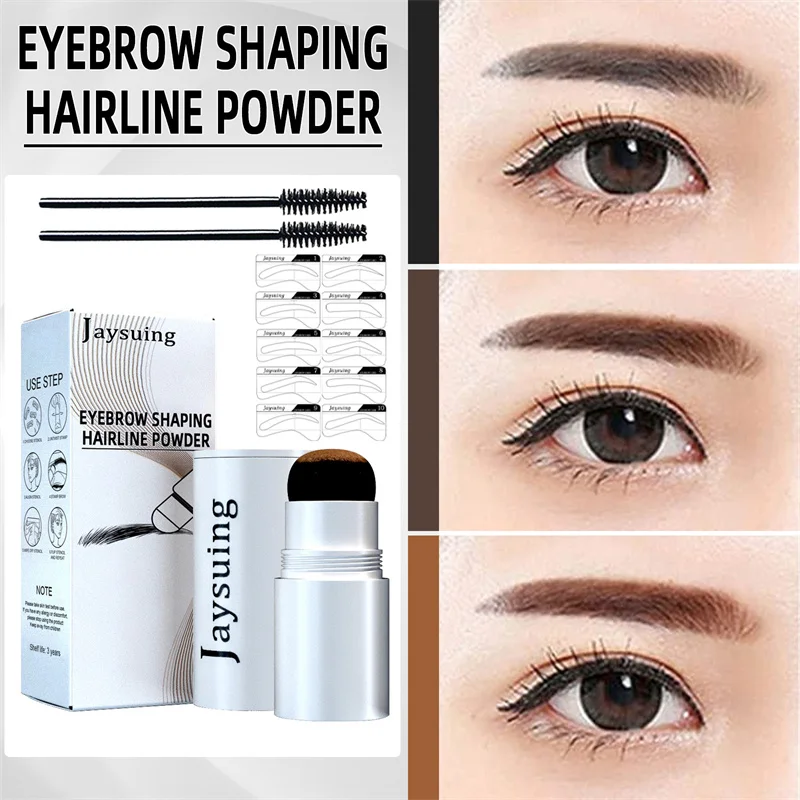 

13Pcs Portable One Step Eyebrow Stamp Set Waterproof Lasting Eyebrow Enhancers Brow Powder Stamp Modification Eyebrow Hairline