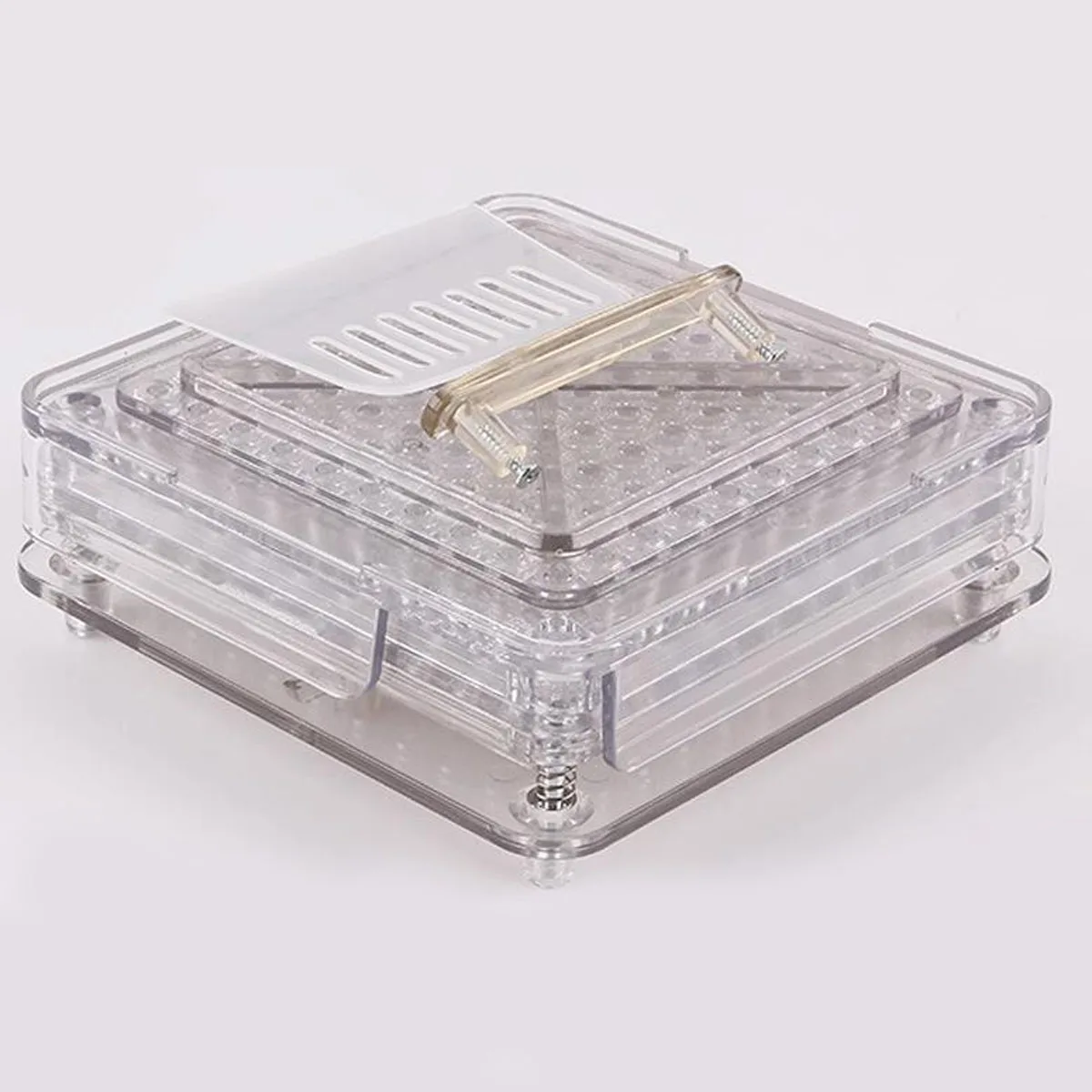 

Кронштейн для капсул из органического стекла с 100 отверстиями