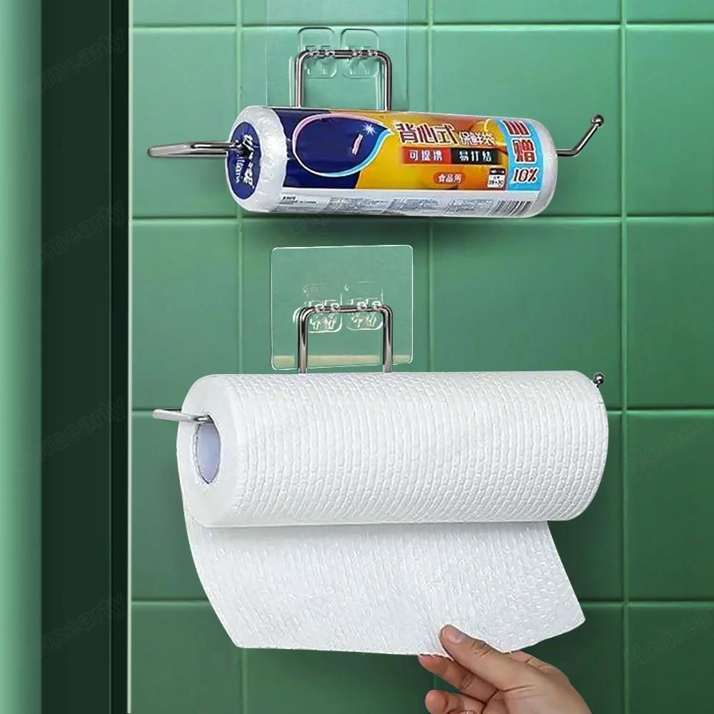 

Tissue Toilet Hanging Stand Bathroom Hanging Holder Paper Storage Home Paper Towel Hanger Organizer Roll Rack Rack Self-adhesive