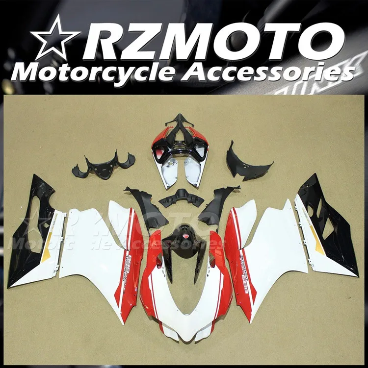 

Комплект обтекателей для мотоцикла из АБС-пластика, подходит для Ducati 899 1199 Panigale s 2012 2013 2014 12 13 14, кузов красного и белого цвета