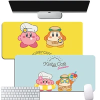 bandai kirby rubber xxl speed version game computer keyboard office table mat gaming mouse pad for pc gamer mousemat