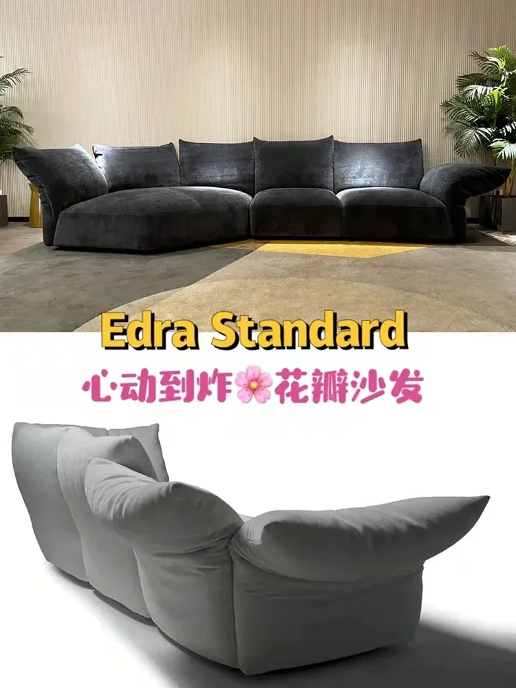 Итальянский диван Baxter с перьями дизайнерский неправильной формы семейная вилла