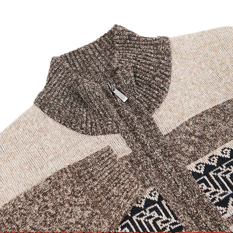 Men Autumn Winter Cardigan Sweater Coats Male Thick Faux Fur Wool Sweater Casual Knitwear Large L-3XL Mens Sweater Jackets