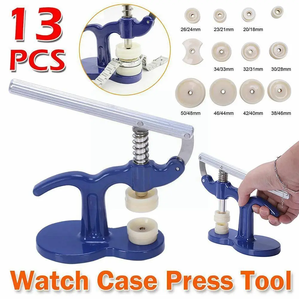 

Watch Back Case Opener Press Data Set Crystal Glass Replacement Data Closer Assembly Tools Repair P4Z3
