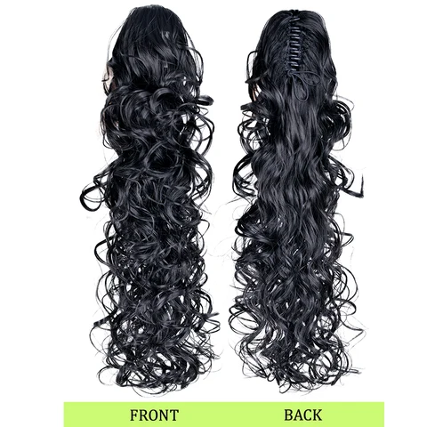 Синтетические кудрявые накладные волосы BUDABUDABUDA для конского хвоста