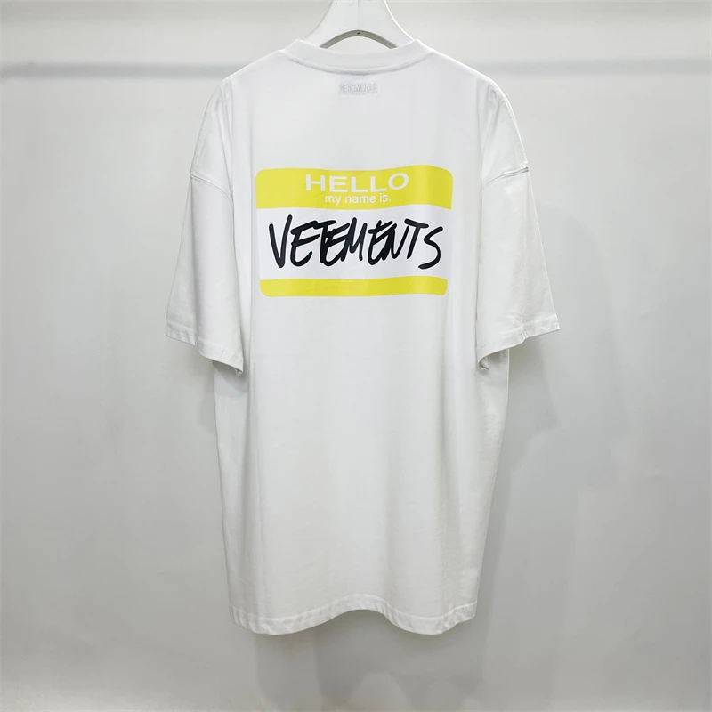 

Новинка, футболка «Здравствуйте, Меня зовут Ветеран», Мужская Желтая Женская футболка большого размера с логотипом, футболки VTM y2k