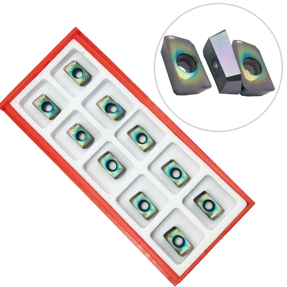 10 шт. APMT1135PDER-H 1135 APKT HRC65 ° Твердосплавная пластина фрезы для BAP 300R зрелых технологий