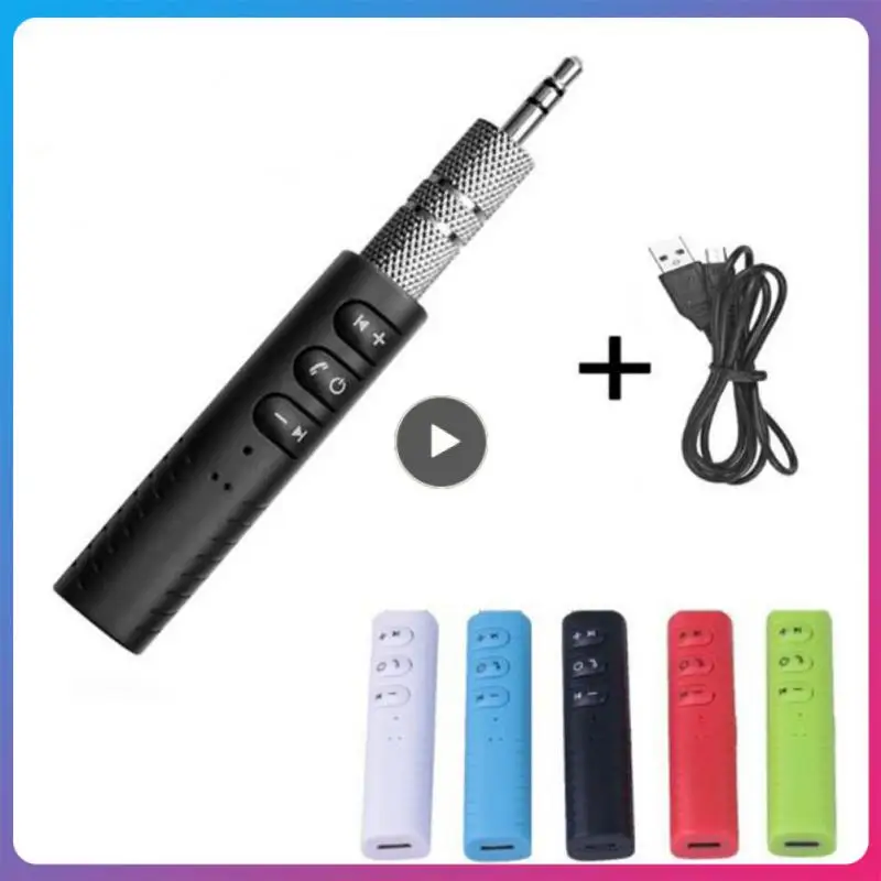 

3.5mm Wireless Car Adapter Portable Separate Design On-board Mp3 Convenient Bluetooth Receiver Car Bluetooth Car Supplies