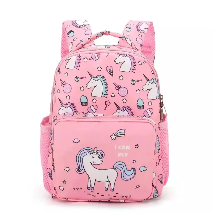 Children's shoulder backpack, cute cartoon kindergarten small schoolbag, 2-5 years old girls backpack, light backpack for kids
