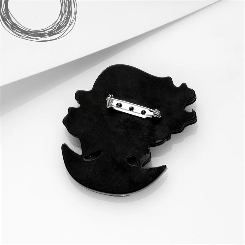 YAOLOGE акриловые женские броши в очках для женщин новые модные Мультяшные