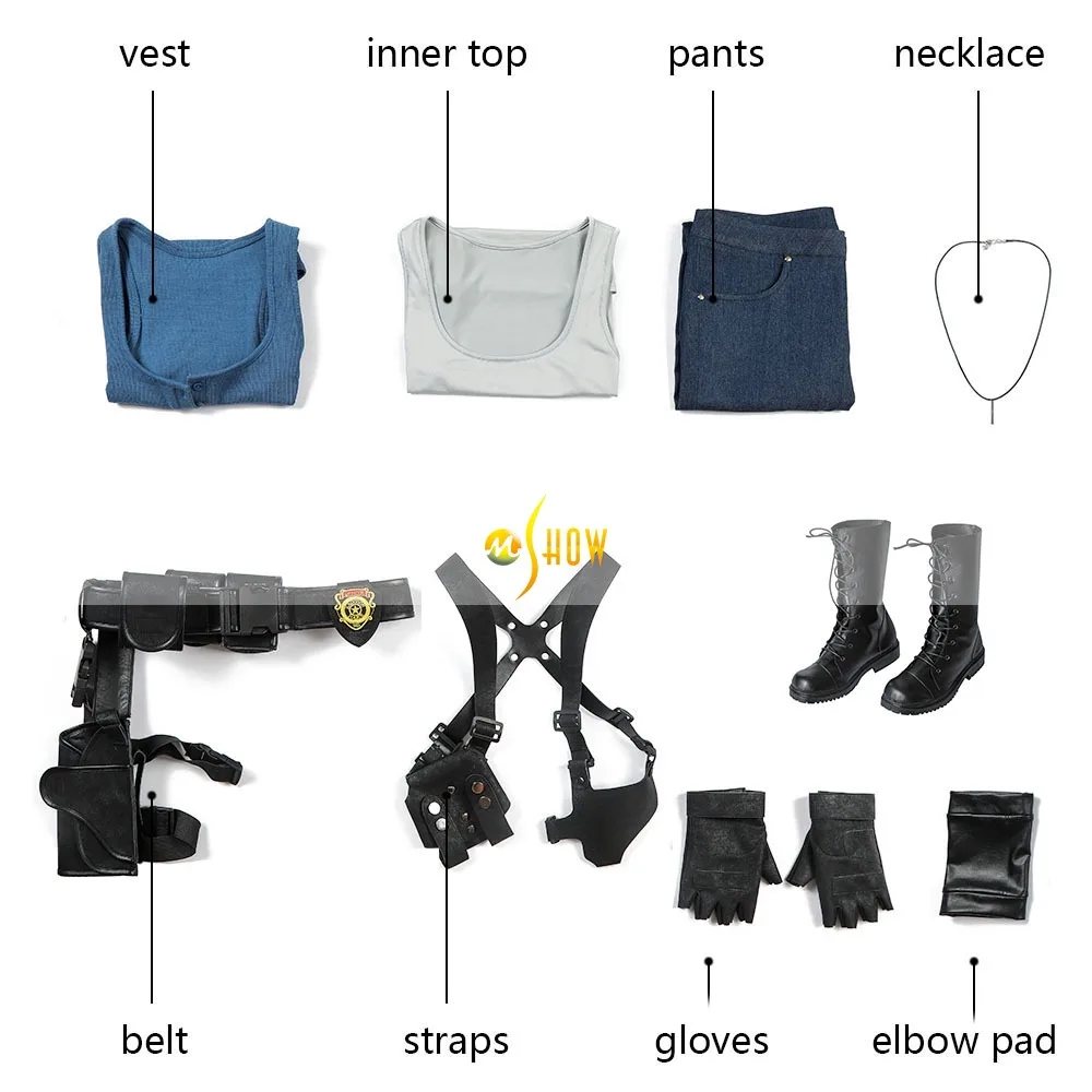 Женский костюм для косплея зла из игры зло 3