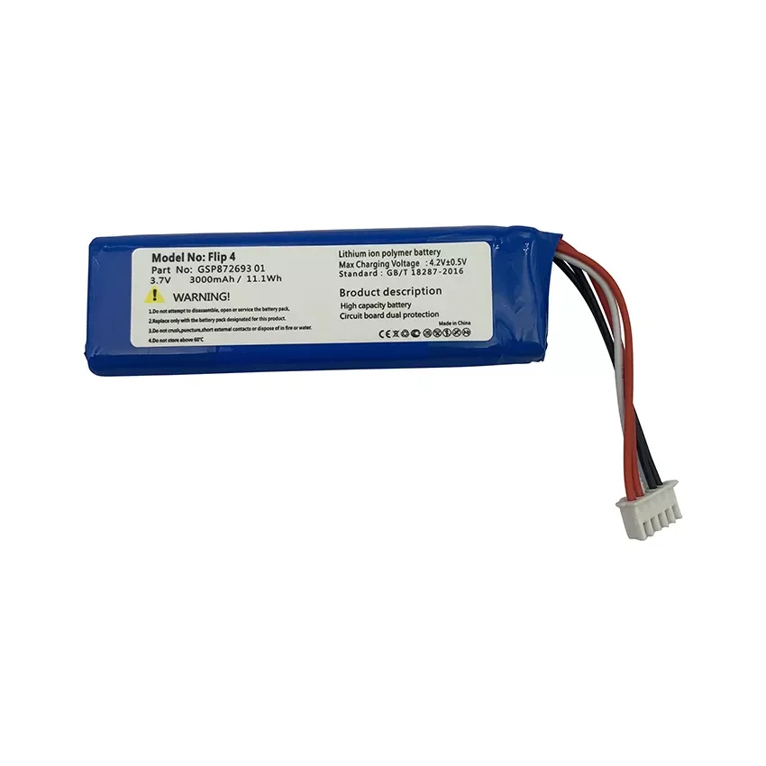 

100% Original 3000mAh Replacement 3.7V Battery For JBL Flip 4 Flip4 Special Edition Pack Speaker GSP872693 01 Bateria