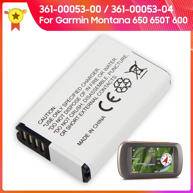 Сменный аккумулятор 361-00053-04 361-00053-00 для Garmin Montana 650 650T 600 680 VIRB GPS высококачественные
