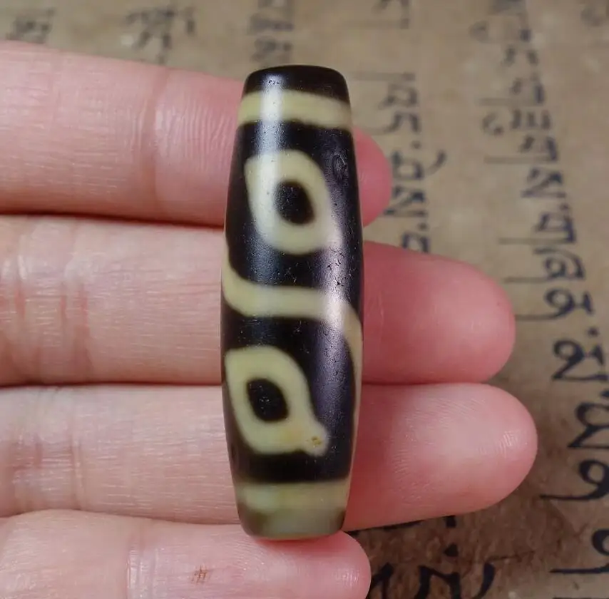 Тибетские бусины DZI Старый Агат глаза Феникса 4 тотем амулет подвеска GZI #3948